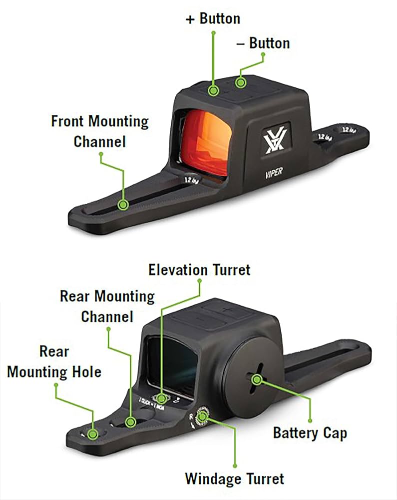 Amazon.com : Vortex Optics Viper SG Enclosed Micro Red Dot